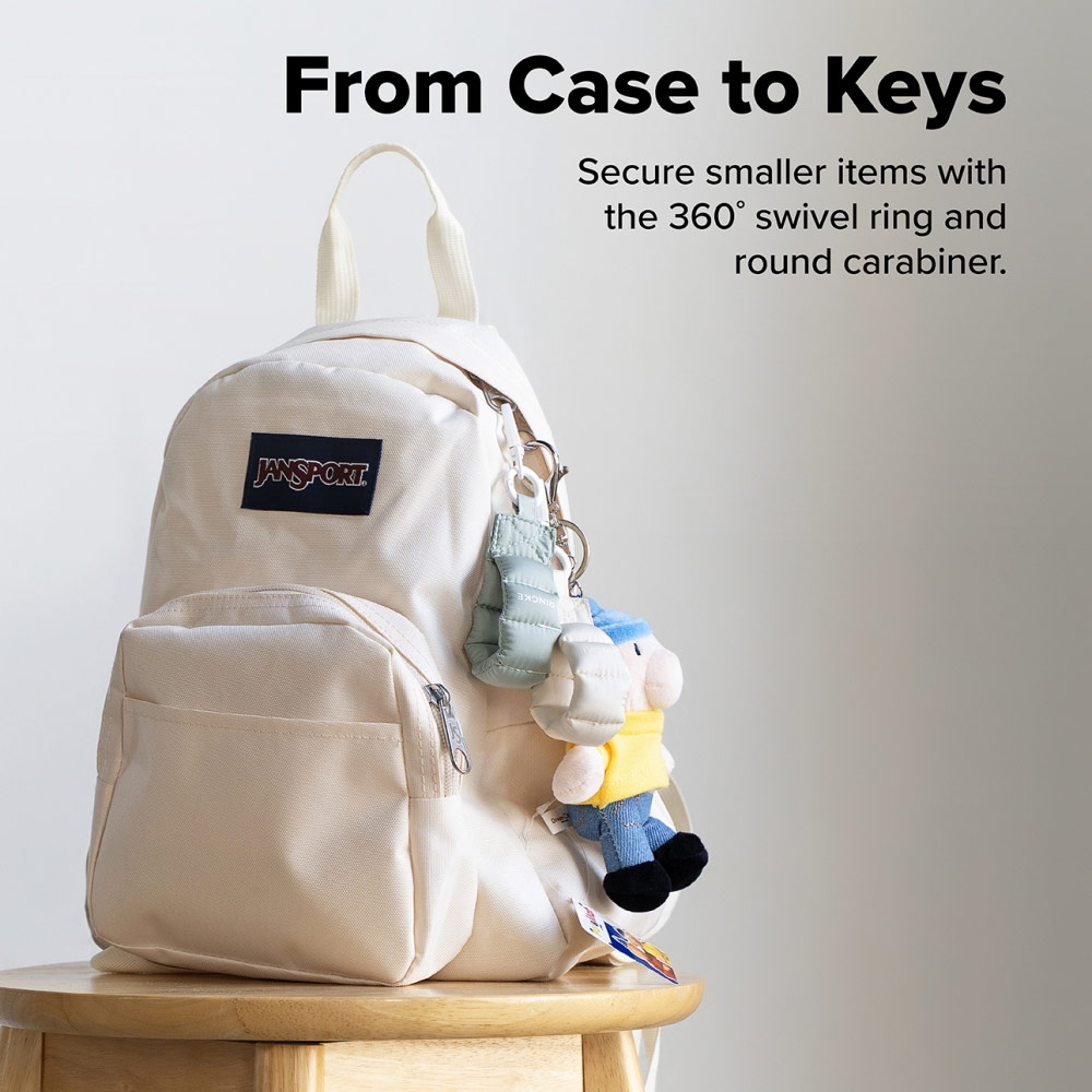 Picture of Ringke Eye Catching Holder Link & Puffer Finger Strap for Phone case (Calm Black)