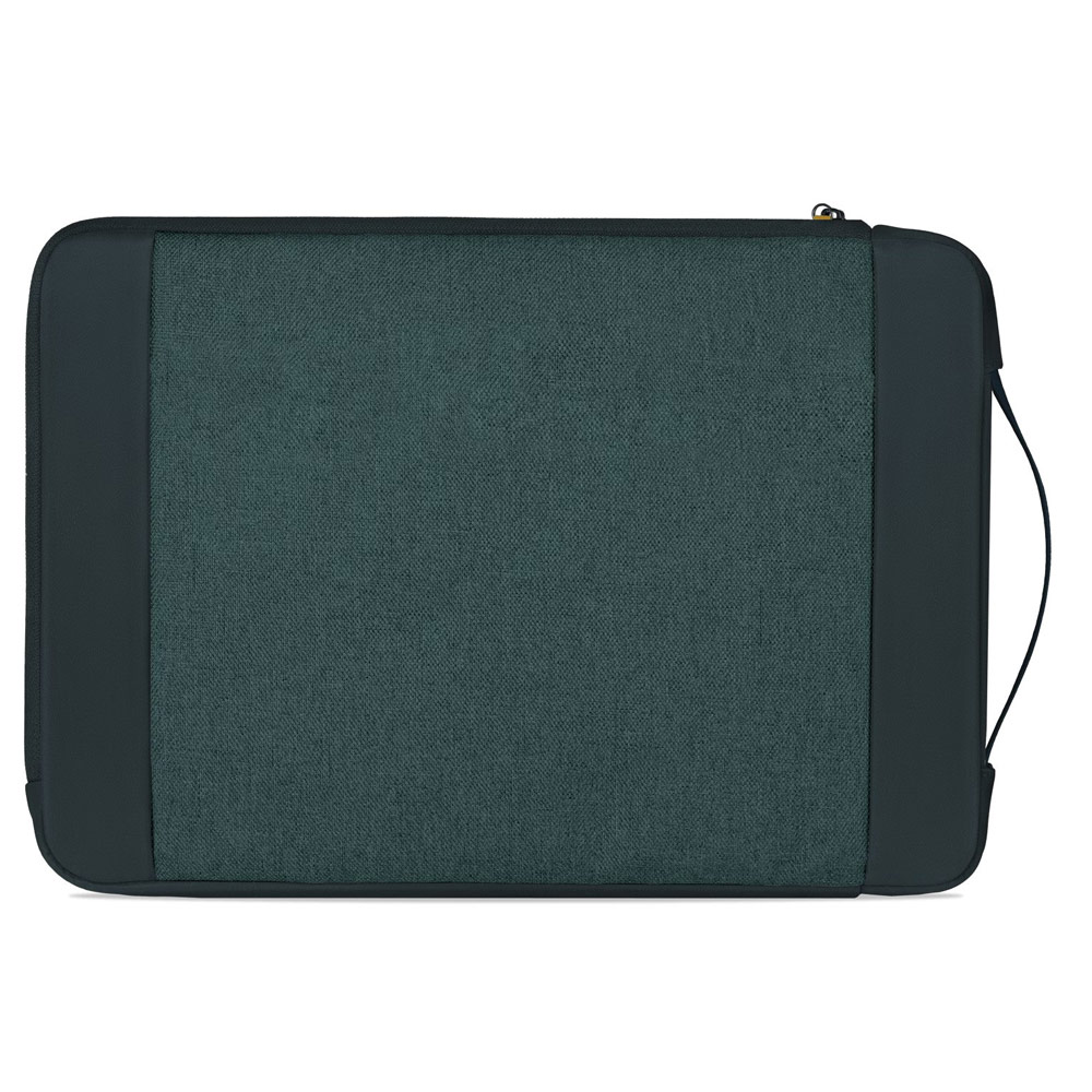 Picture of STM Kin Slim and Lightweight with Shock Absorbing Secure Zip Laptop Sleeve with Accessory Storage Pocket up to 14" (Aqua Blue)