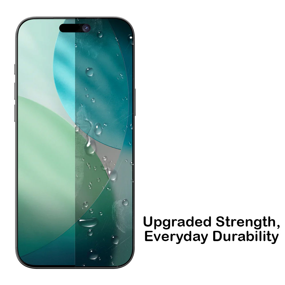 Picture of Apple iPhone 17 Pro 6.3  | Amazingthing Radix Matte Anti Glare Full Glass 3D Frame Tempered Glass for iPhone 17 Pro 6.3 (Matte)