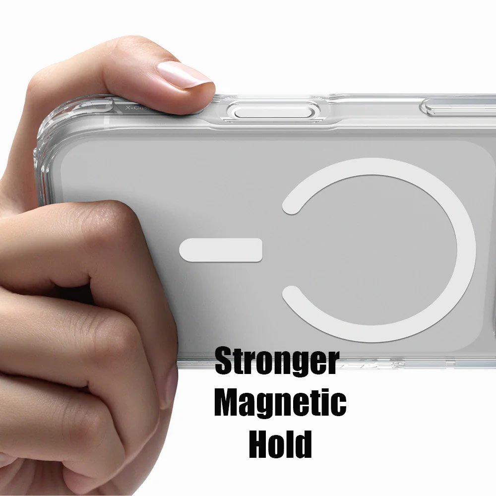 Picture of Apple iPhone 17 6.3 Case | Amazingthing Titan Pro Magnetic Drop Protection Case for iPhone 17 6.3 (Clear)