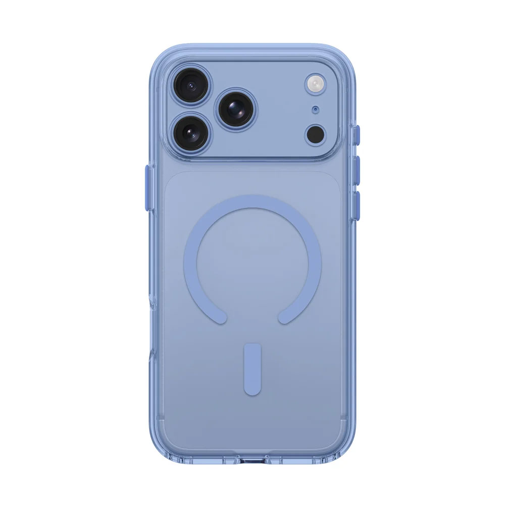 Picture of Apple iPhone 18 Pro Case | Amazingthing MINIMAL LensGuard Clarity Full Camera Cover Magnetic Charging X-CUSHION PRO 8 Case for iPhone 18 Pro  - Blue