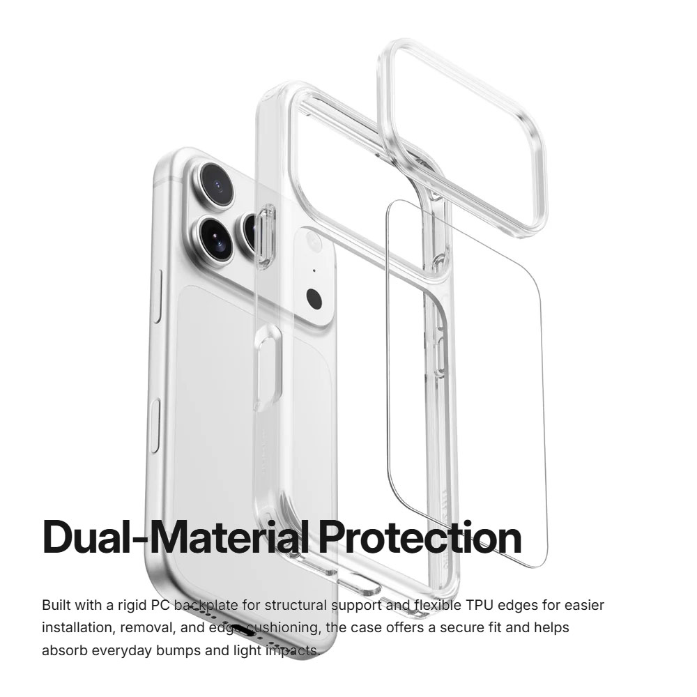 Picture of Apple iPhone 18 Pro Case | Amazingthing MINIMAL Protection Case with X-CUSHION PRO Protection for iPhone 18 Pro - Clear