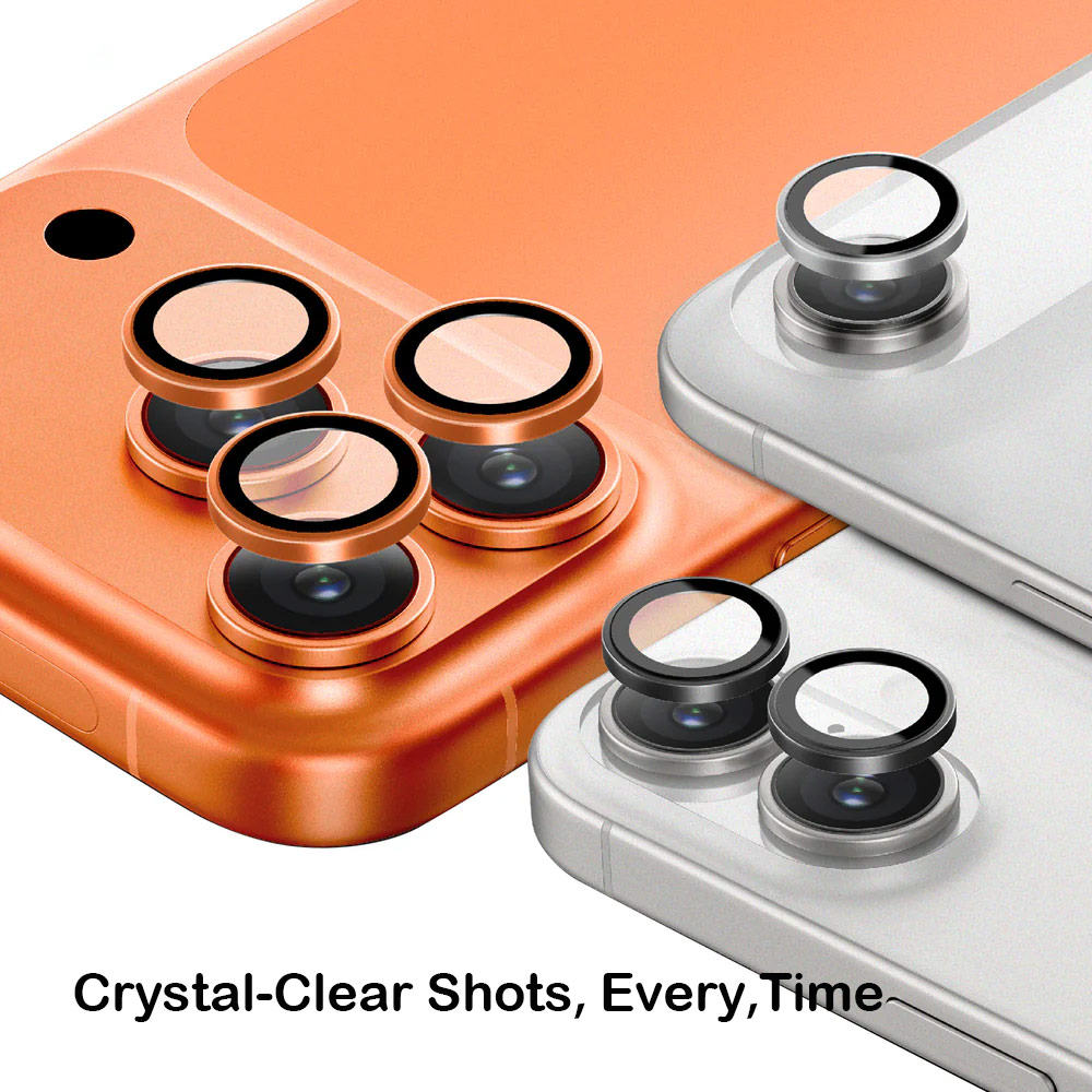 Picture of Apple iPhone 17 Pro 6.3  | Amazingthing Supreme AR Lens Glass Aluminum Tempered Glass Lens Protector for iPhone 17 Pro 6.3 iPhone 17 Pro Max 6.9 (3PCS Rainbow)