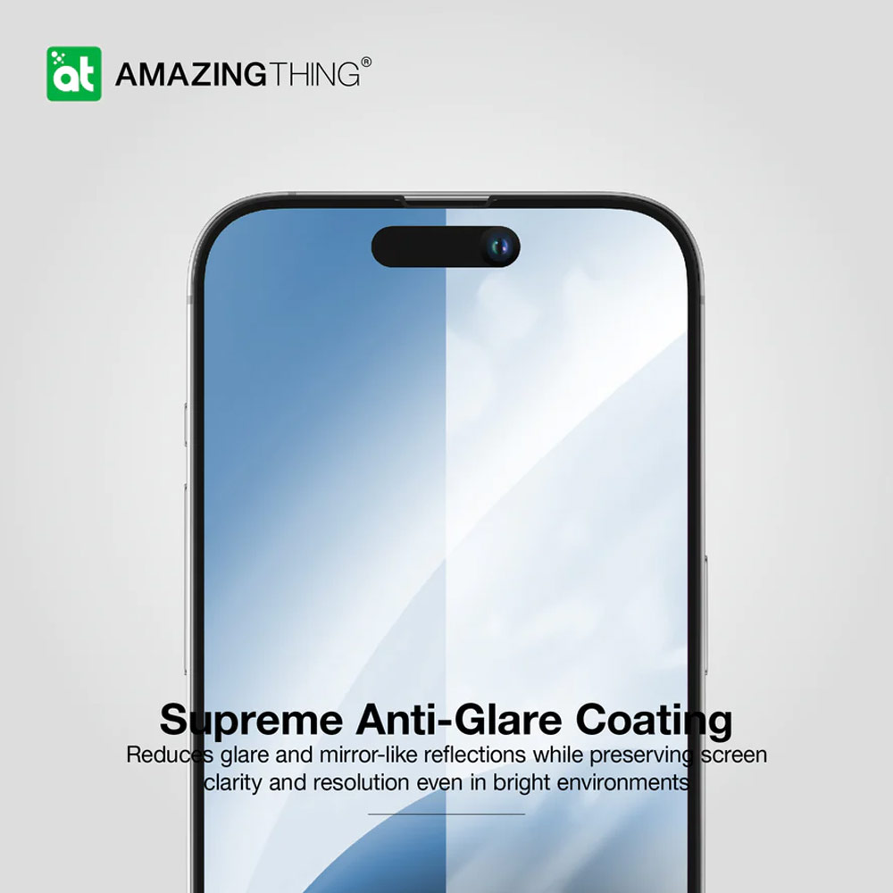 Picture of Apple iPhone 15 Plus 6.7  | Amazingthing Radix Fully Covered Tempered Glass for iPhone 15 Plus 6.7 (Anti Blue Light)