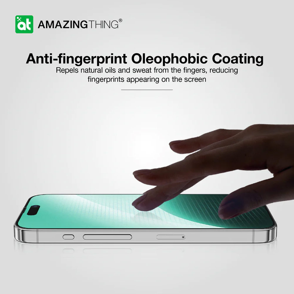 Picture of Apple iPhone 15 Plus 6.7  | Amazingthing Radix Fully Covered Tempered Glass for iPhone 15 Plus 6.7 (Matte Anti Glare)