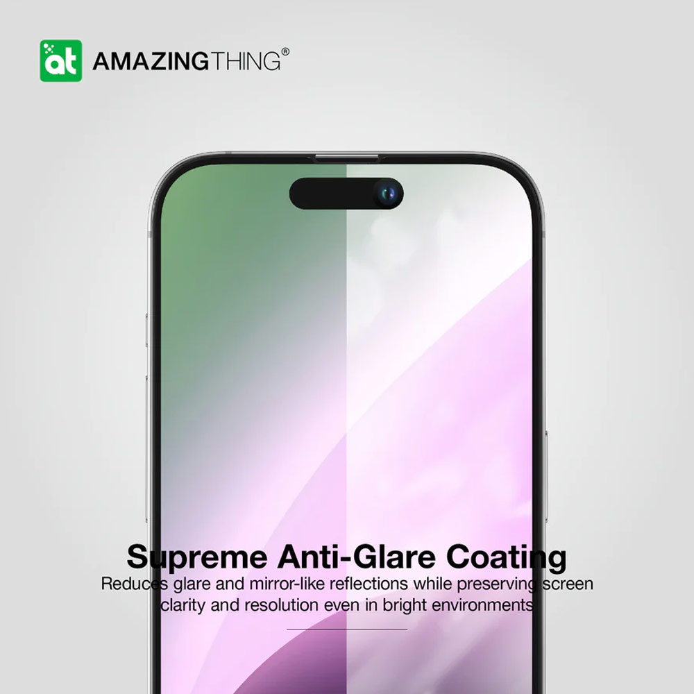 Picture of Apple iPhone 15 Plus 6.7  | Amazingthing Radix Privacy Fully Covered Tempered Glass for iPhone 15 Plus 6.7 (Anti View)