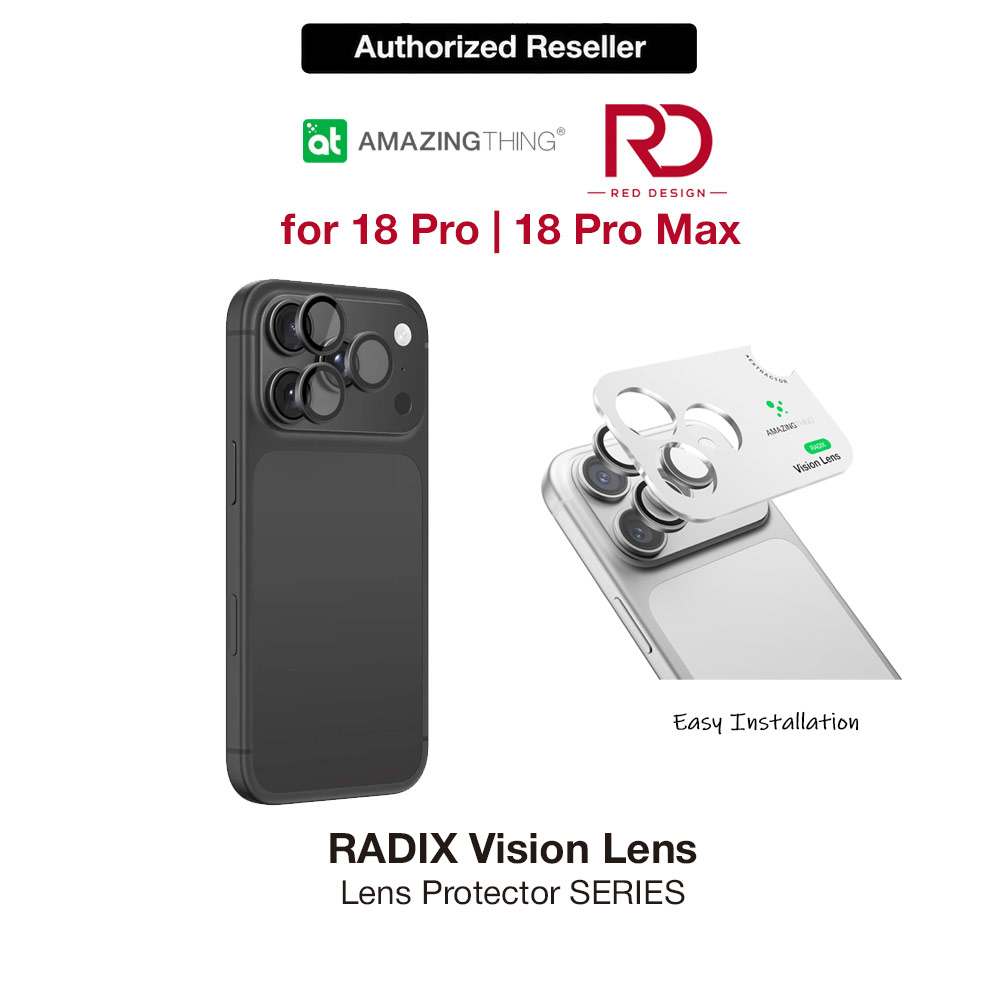 Picture of Amazingthing RADIX Vision Camera Lens Protector for iPhone 18 Pro iPhone 18 Pro Max - Titan Black Apple iPhone 18 Pro- Apple iPhone 18 Pro Cases, Apple iPhone 18 Pro Covers, iPad Cases and a wide selection of Apple iPhone 18 Pro Accessories in Malaysia, Sabah, Sarawak and Singapore 