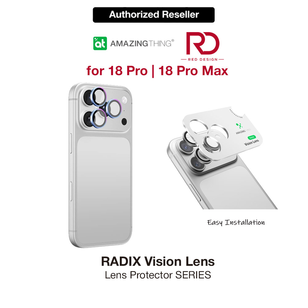 Picture of Amazingthing RADIX Vision Camera Lens Protector for iPhone 18 Pro iPhone 18 Pro Max - Symphony Apple iPhone 18 Pro- Apple iPhone 18 Pro Cases, Apple iPhone 18 Pro Covers, iPad Cases and a wide selection of Apple iPhone 18 Pro Accessories in Malaysia, Sabah, Sarawak and Singapore 