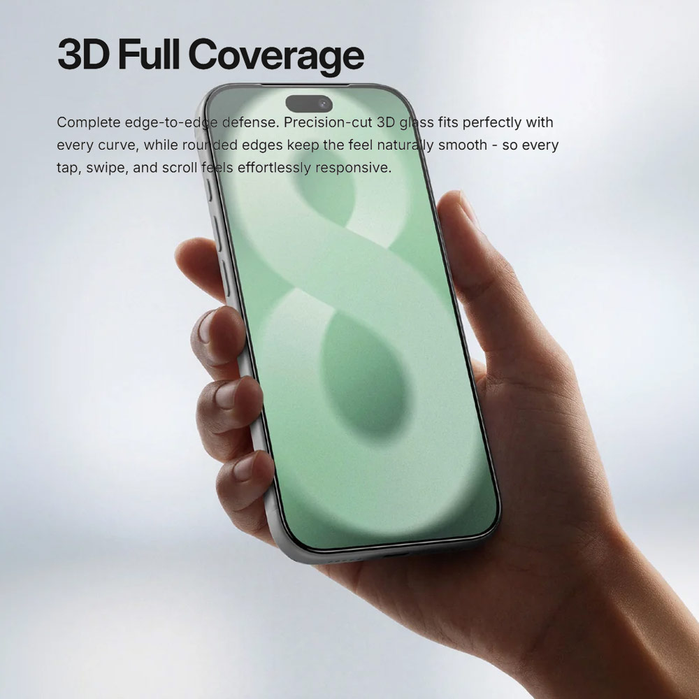 Picture of Apple iPhone 18 Pro Screen Protector | Amazingthing RADIX + Care Matte Full Tempered Glass 3D Frame Screen Protector for iPhone 18 Pro - Matte