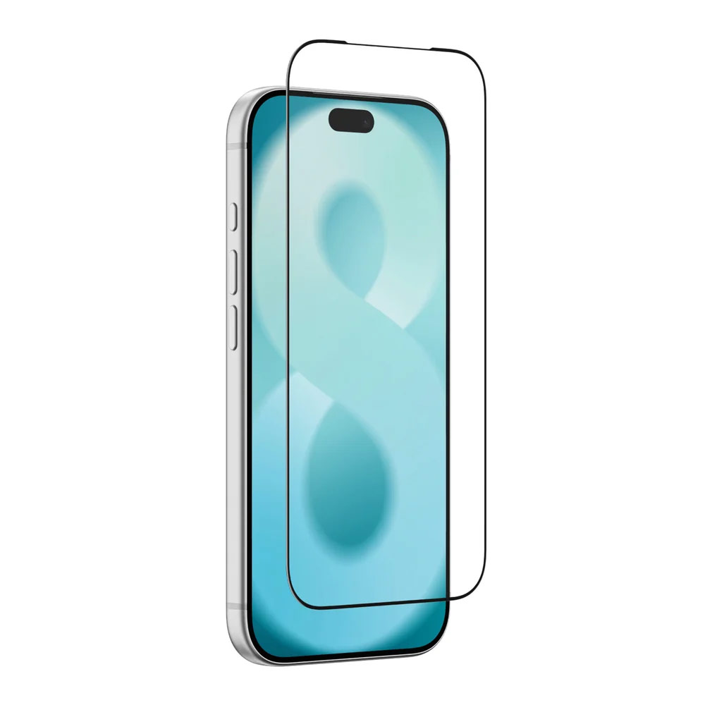 Picture of Apple iPhone 18 Pro Screen Protector | Amazingthing RADIX + Care Full Tempered Glass 3D Frame Screen Protector for iPhone 18 Pro - Clear