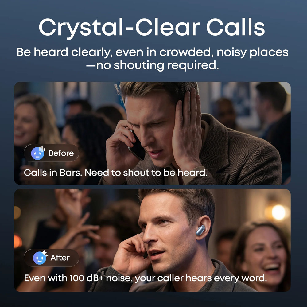 Picture of Soundcore by Anker Liberty 5 Pro ANC Wireless Earbuds Guinness World Records Clearest Clear Calls Adaptive Noise Cancelling LDAC Hi-Res Audio TWS Earbuds (Pearl Blue)