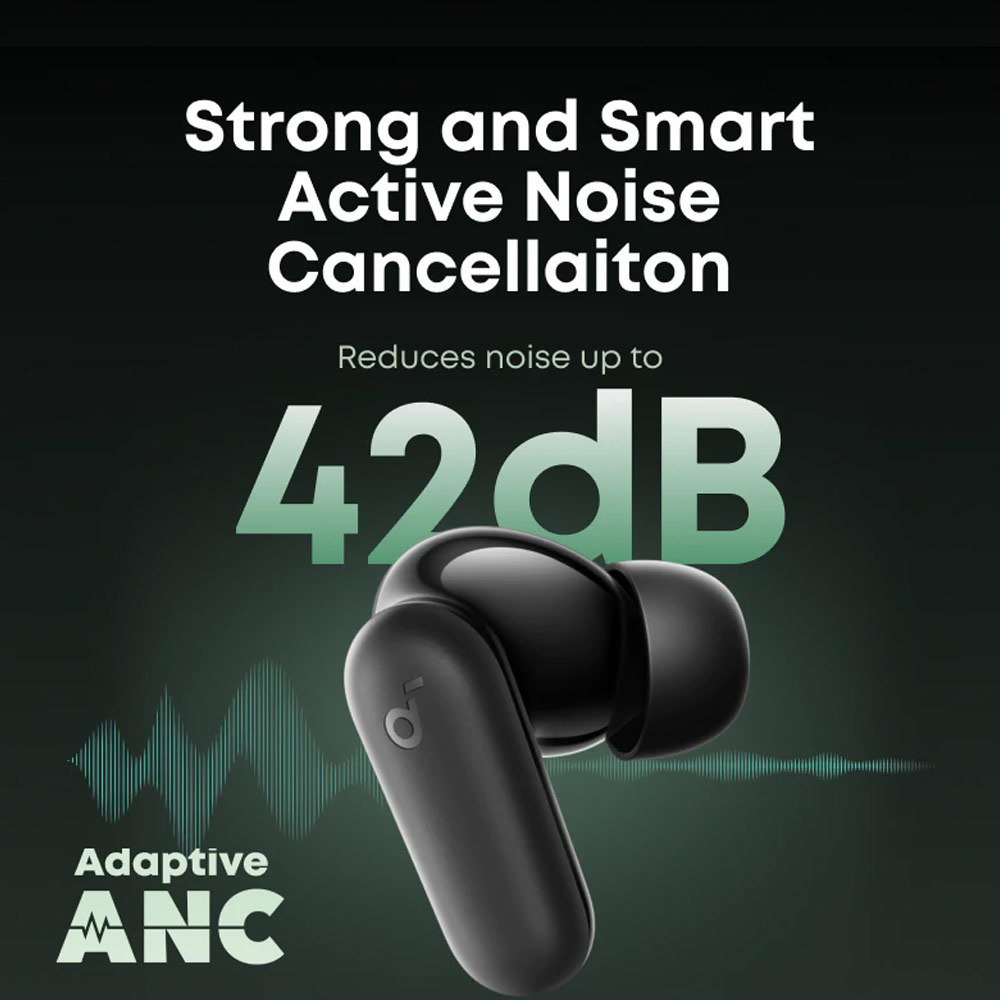 Picture of Soundcore by Anker R50i NC Earbuds Adaptive ANC Bluetooth 5.4 TWS 45Hours Long Play Time Headsets A3959 (Green)