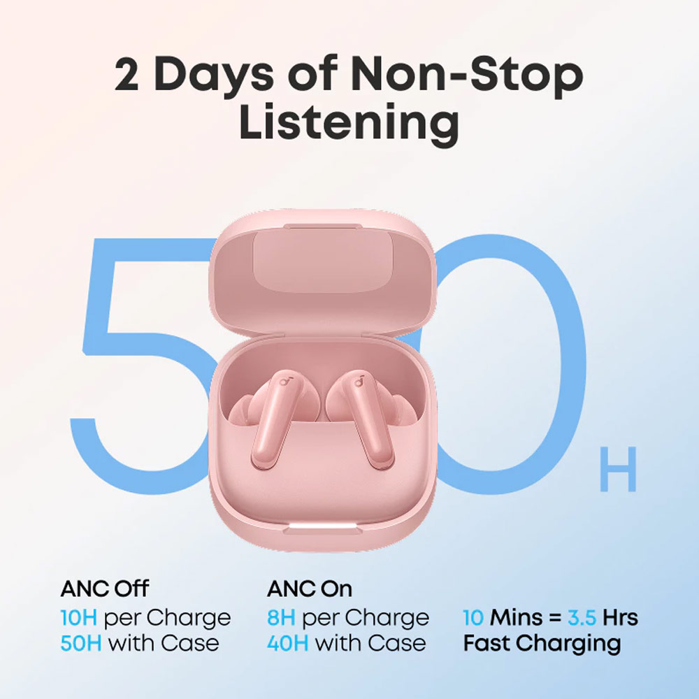 Picture of Soundcore by Anker R60i NC Wireless Earbuds -52dB Adaptive Noise-Cancelling Hi-Res Clarify Sound AI Assistant 50Hours (Blue)