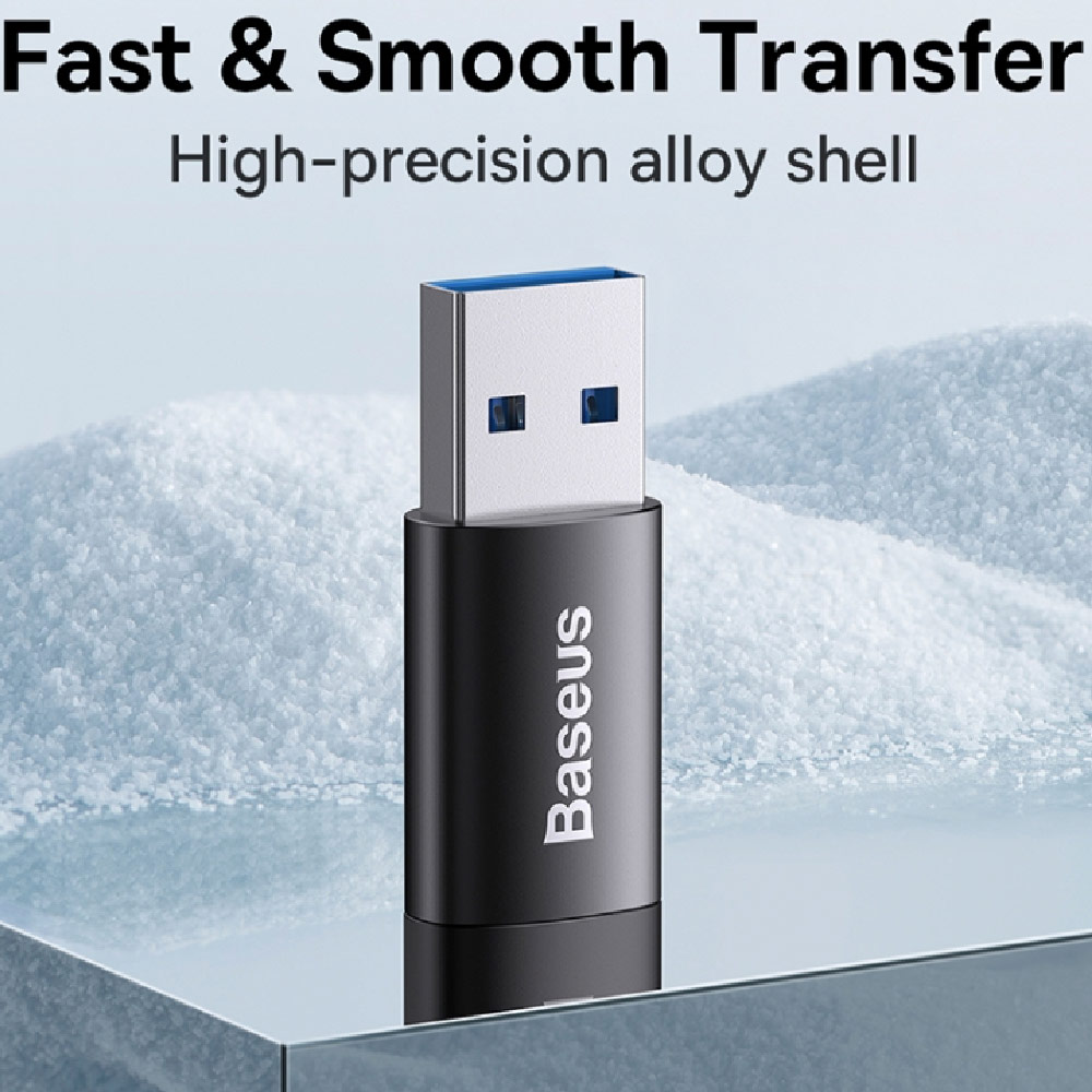 Picture of Baseus Ingenuity Series USB 3.1 Male to  USBC TypeC Female Mini OTG Adapter (Black)