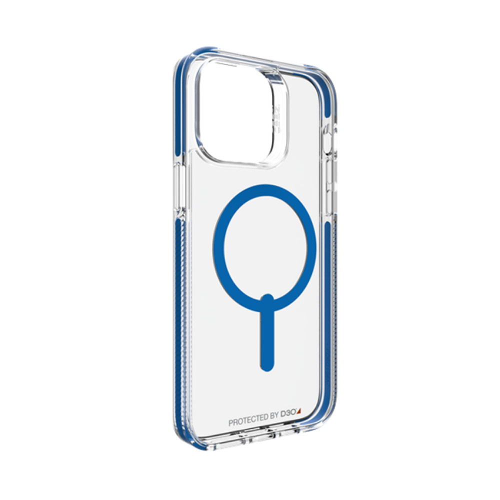 Picture of Apple iPhone 14 Pro Max 6.7 Case | Gear4 Santa Cruz Snap D30 Drop Protection Lightweight Case with Magsafe Compatible for iPhone 14 Pro Max 6.7 (Blue)