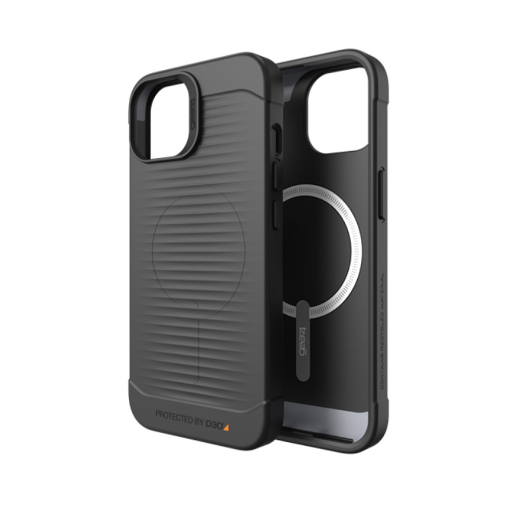 Picture of Apple iPhone 14 Plus 6.7 Case | Gear4 Havana Snap D30 Drop Protection Case with Magsafe Compatible for iPhone 14 Plus 6.7 (Black)
