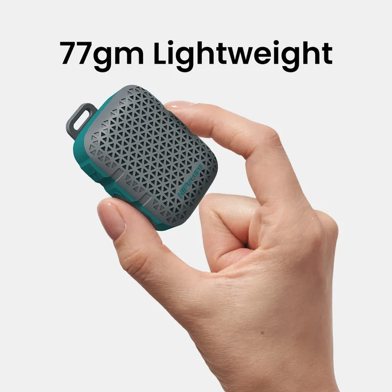 Picture of HiFuture Pocket S Mini Bluetooth Speaker Portable Wearable Clip Speaker IPX7 Waterproof Lightweight Travel Speaker - Blue