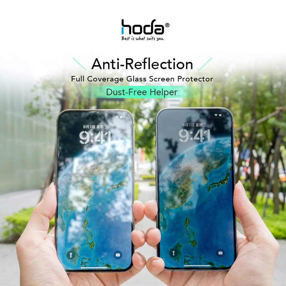Picture of Apple iPhone 14 Pro Max 6.7 Screen Protector | Hoda 0.33mm 2.5D Full Coverage Anti Reflection Tempered Glass Screen Protector for Apple iPhone 14 Pro Max 6.7 (Anti Reflection)