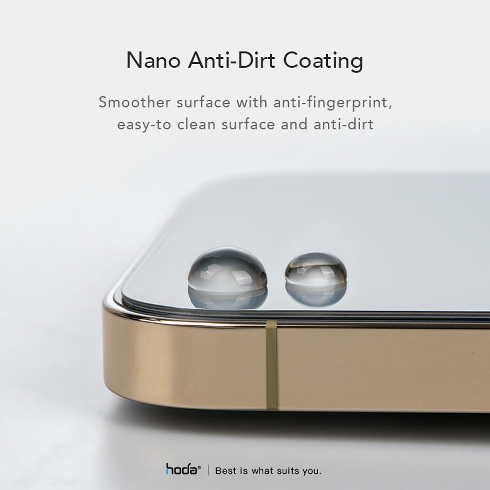 Picture of Apple iPhone 18 Pro Screen Protector | Hoda Anti Reflection Matte Full Coverage Tempered Glass Screen Protector for iPhone 18 Pro Dust Free Helper Lite Included - Matte