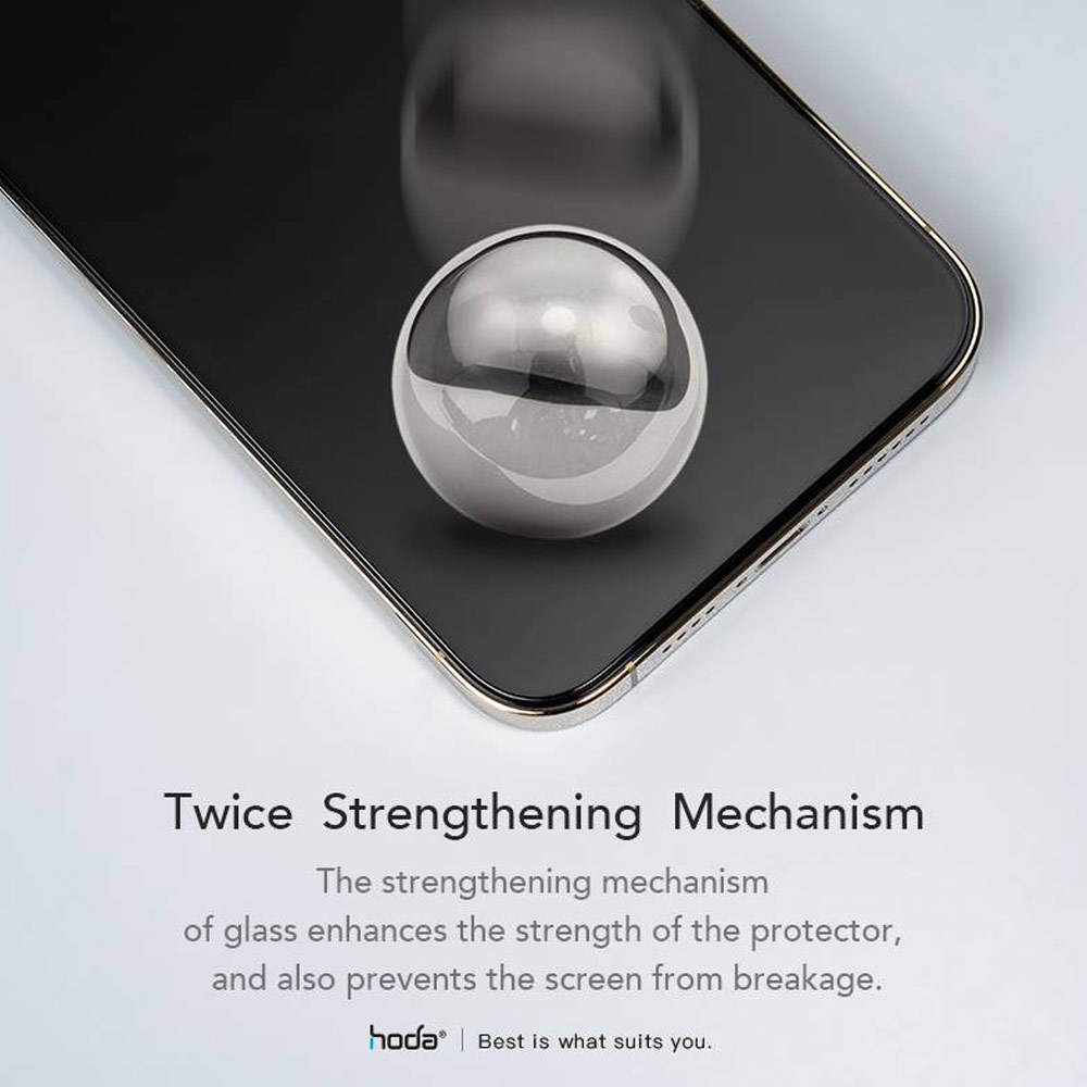 Picture of Apple iPhone 14 Pro Max 6.7 Screen Protector | Hoda 0.33mm 2.5D Full Coverage Gamer Matte Tempered Glass Screen Protector for Apple iPhone 14 Pro Max 6.7 (Matte)