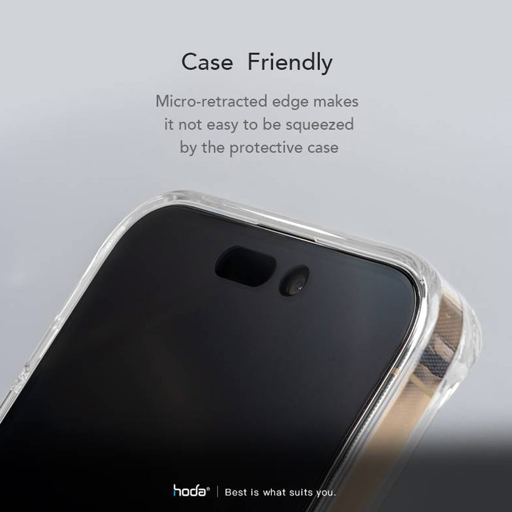 Picture of Apple iPhone 14 Pro Max 6.7 Screen Protector | Hoda 0.33mm 2.5D Full Coverage Gamer Matte Tempered Glass Screen Protector for Apple iPhone 14 Pro Max 6.7 (Matte)