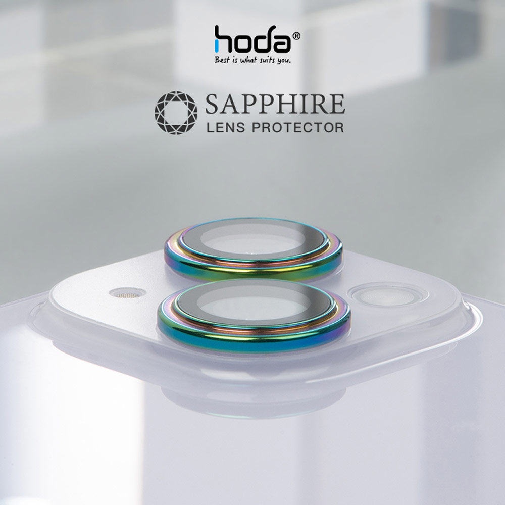 Picture of Apple iPhone 14 Plus 6.7  | Hoda Sapphire Lens Protector for iPhone 14 6.1 iPhone 14 Plus 6.7  (2PCS Blue)