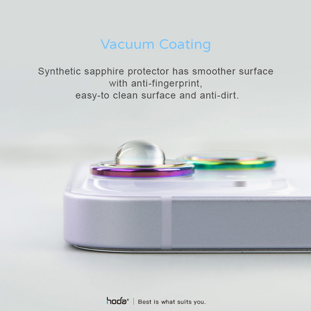 Picture of Apple iPhone 14 Plus 6.7  | Hoda Sapphire Lens Protector for iPhone 14 6.1 iPhone 14 Plus 6.7  (2PCS Blue)