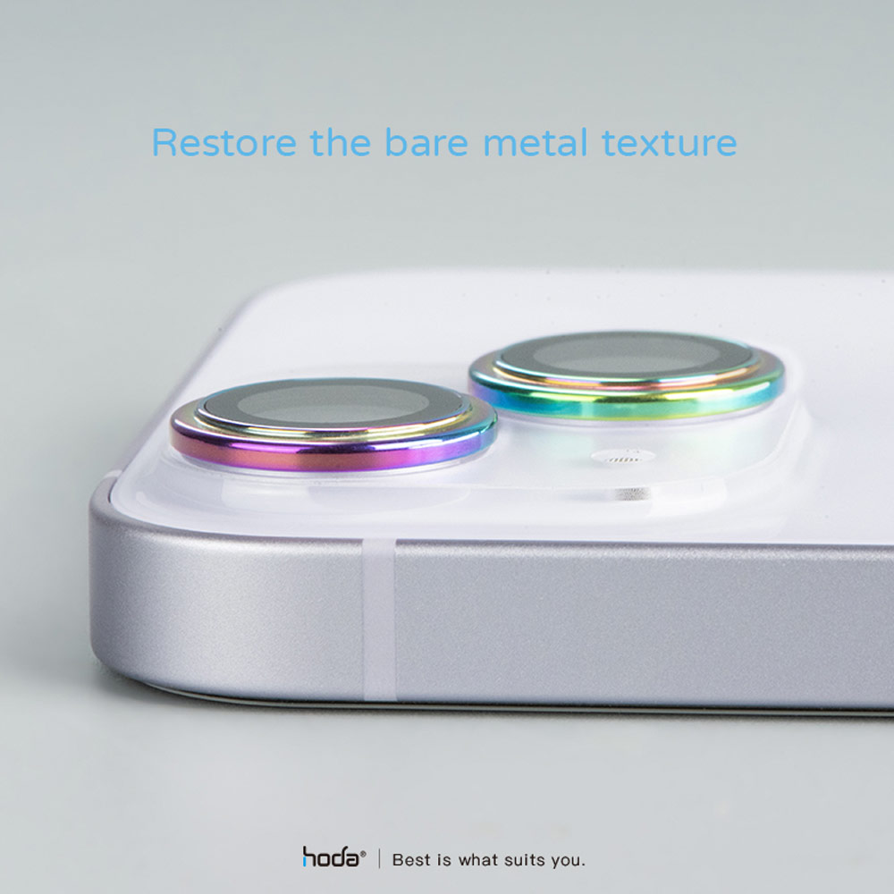 Picture of Apple iPhone 14 Plus 6.7  | Hoda Sapphire Lens Protector for iPhone 14 6.1 iPhone 14 Plus 6.7  (2PCS Blue)