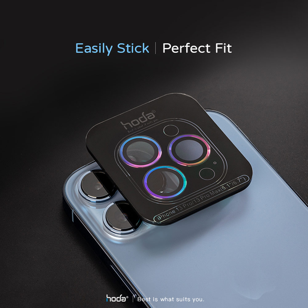 Picture of Apple iPhone 14 Plus 6.7  | Hoda Sapphire Lens Protector for iPhone 14 6.1 iPhone 14 Plus 6.7  (2PCS Blue)