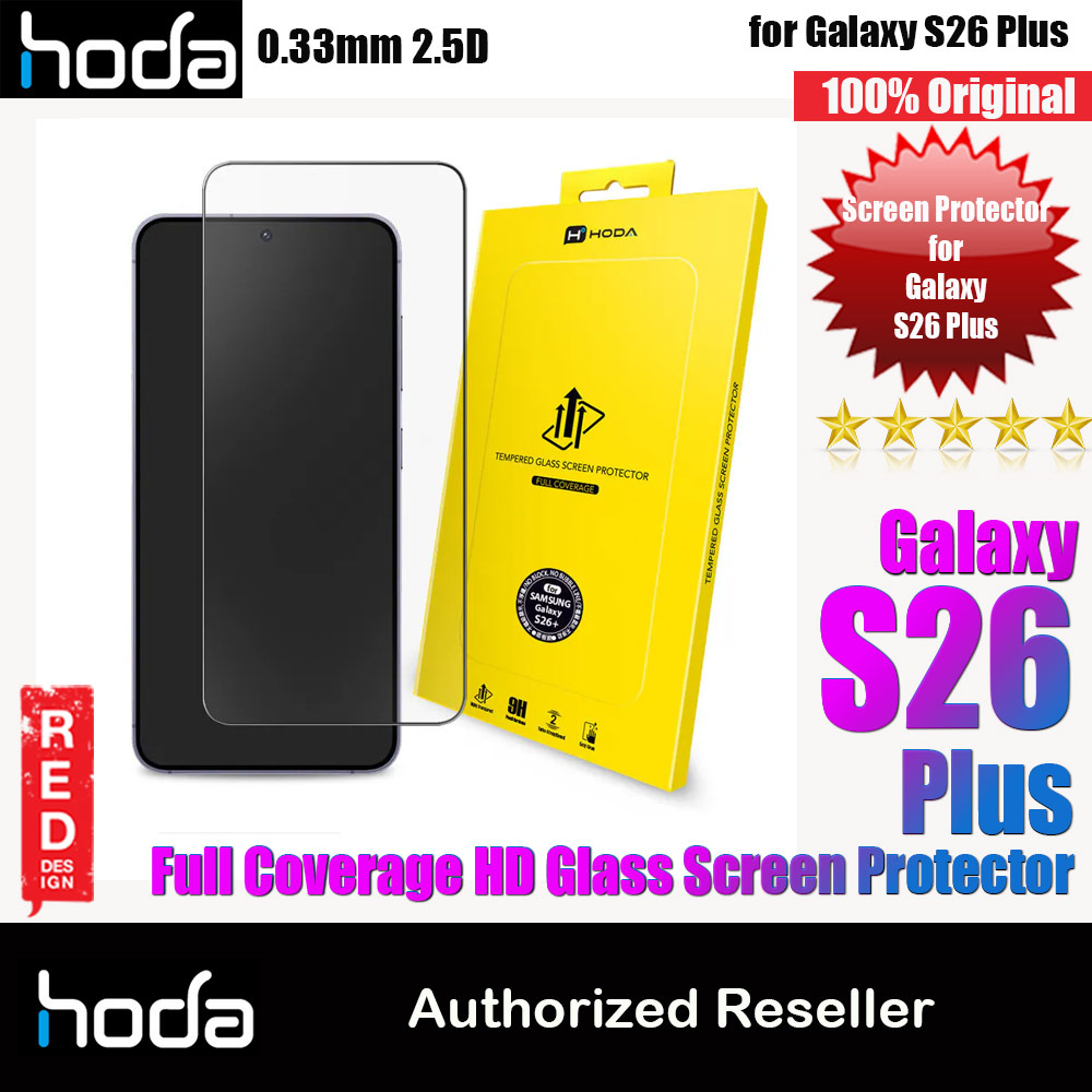 Picture of Hoda Clear Full Coverage Tempered Glass Screen Protector for Samsung Galaxy S26 Plus (Clear) Samsung Galaxy S26 Plus- Samsung Galaxy S26 Plus Cases, Samsung Galaxy S26 Plus Covers, iPad Cases and a wide selection of Samsung Galaxy S26 Plus Accessories in Malaysia, Sabah, Sarawak and Singapore 