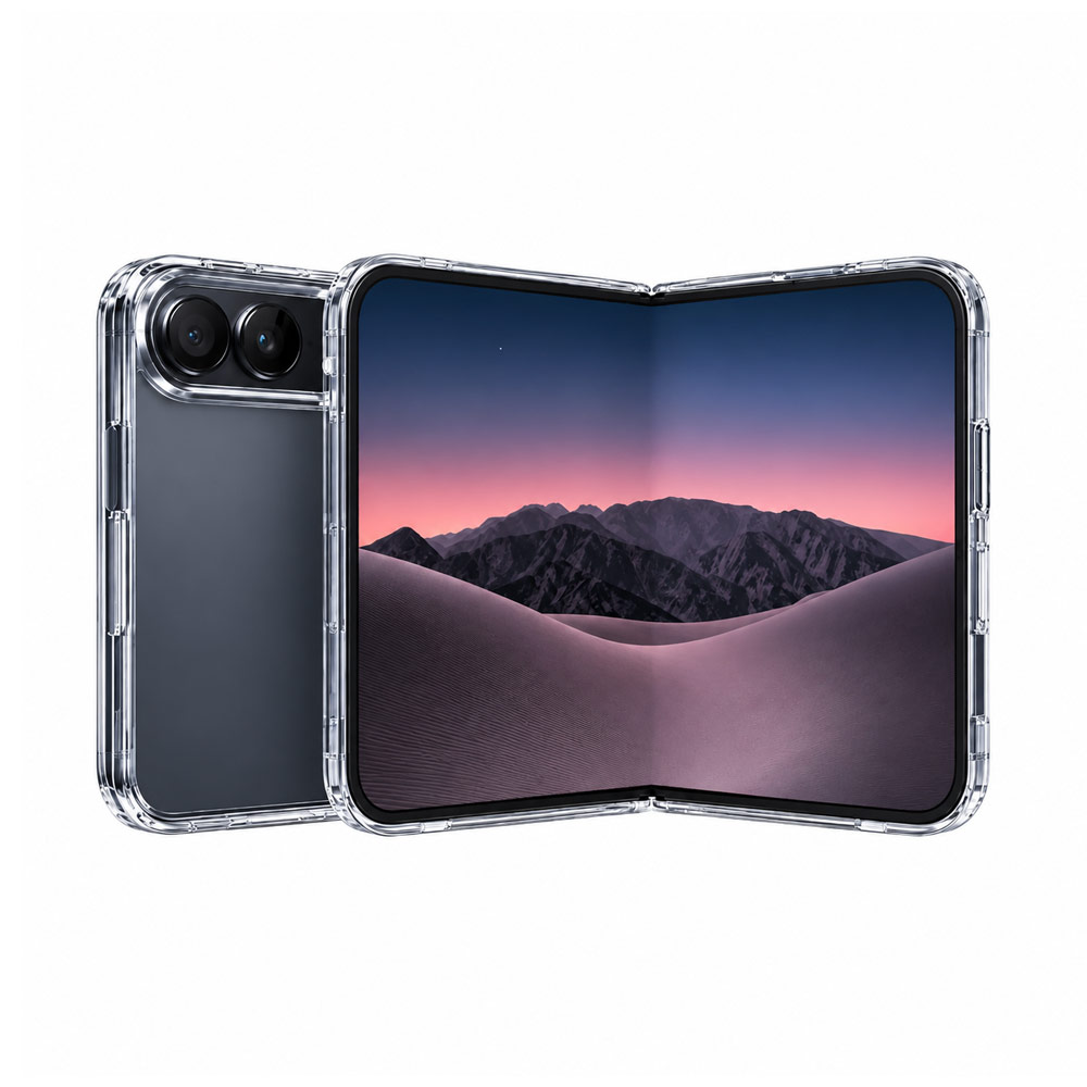 Picture of Apple iPhone Duo Case | Machino Crystal Clear Magnetic Drop Protection Case for iPhone Duo - Clear