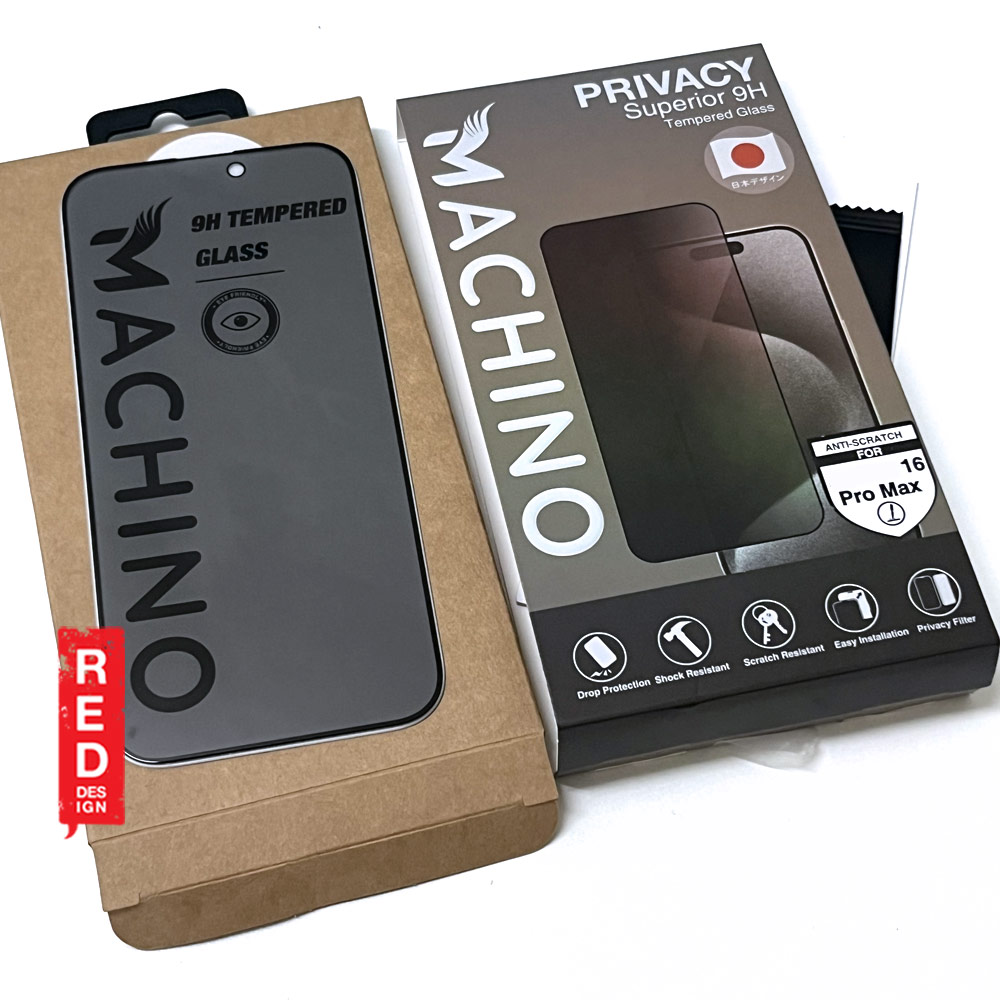 Picture of Apple iPhone 16 6.1 Screen Protector | Machino 2.5D Full Cover Tempered Glass Screen Protector for iPhone 16 6.1 (Privacy Anti Peep)