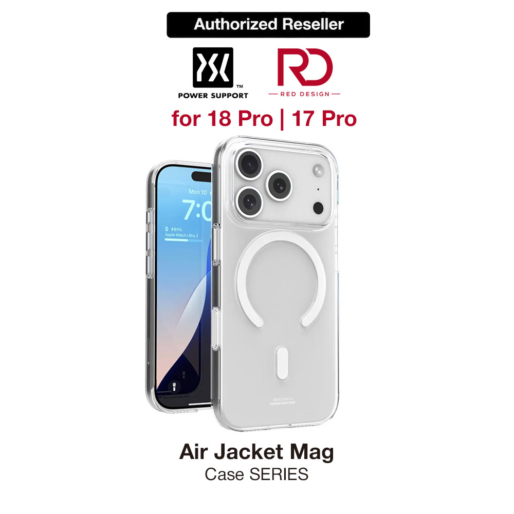 Picture of Power Support Air Jacket Mag Lightweight Thin MagSafe Case for iPhone 18 Pro | iPhone 17 Pro - Clear Apple iPhone 17 Pro 6.3- Apple iPhone 17 Pro 6.3 Cases, Apple iPhone 17 Pro 6.3 Covers, iPad Cases and a wide selection of Apple iPhone 17 Pro 6.3 Accessories in Malaysia, Sabah, Sarawak and Singapore 