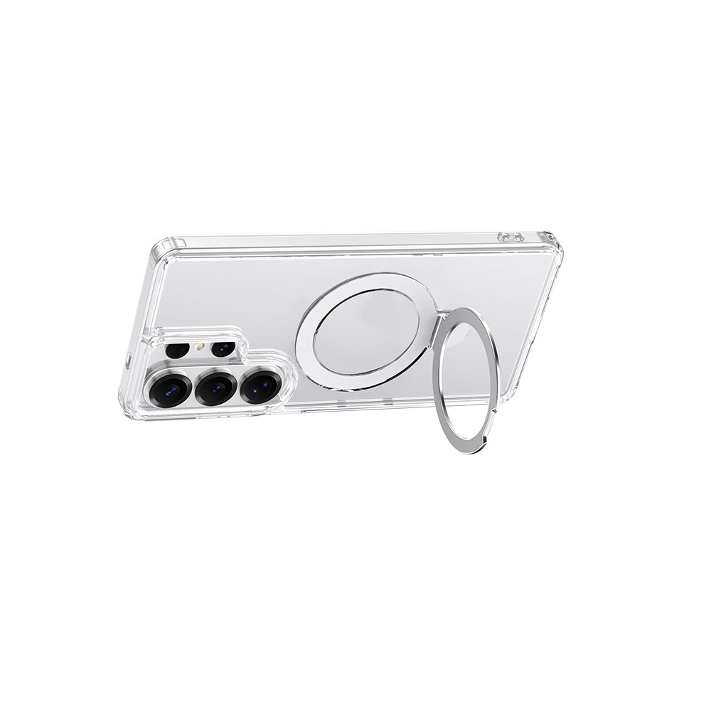 Picture of Samsung Galaxy S26 Ultra Case | Raptic Air Stand Magnetic Compatible Drop Protection Case for Samsung Galaxy S26 Ultra (Clear)