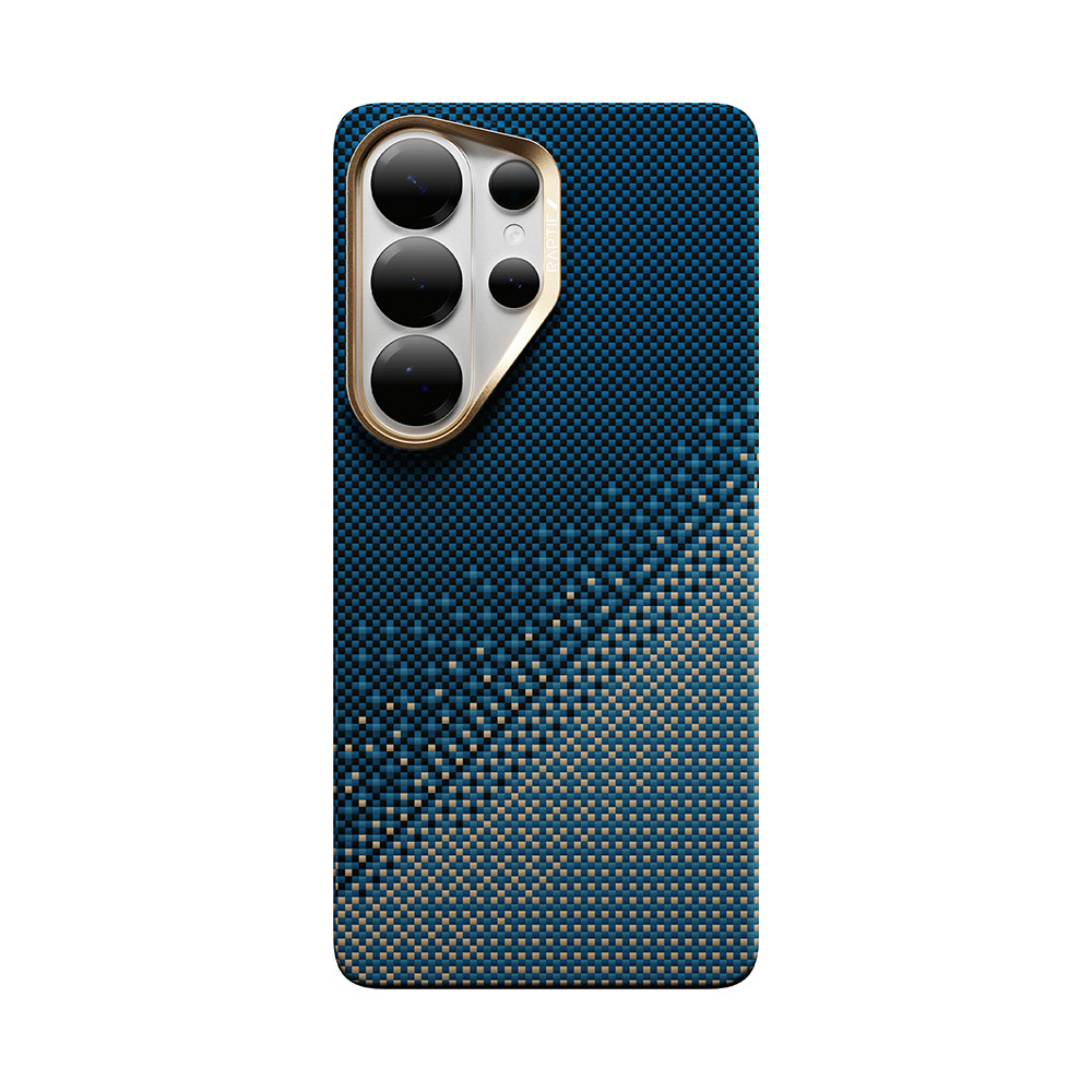 Picture of Samsung Galaxy S26 Ultra Case | Raptic Aramid Skin Magnetic Compatible Protection Case for Samsung Galaxy S26 Ultra (Serenity Emerald)