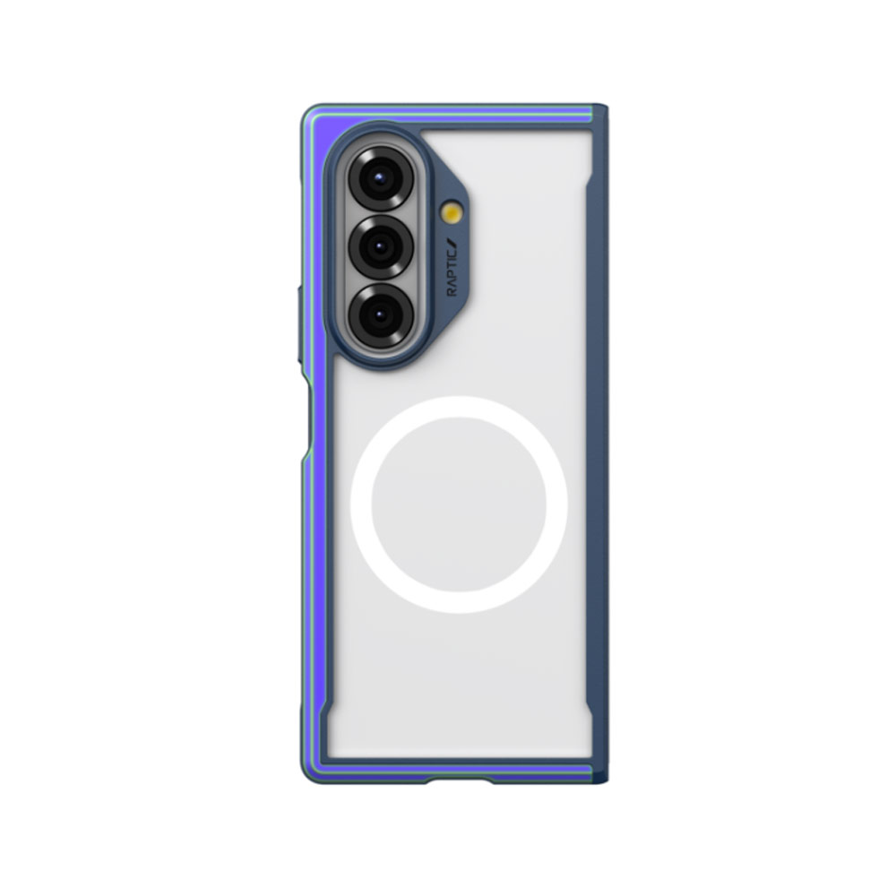 Picture of Samsung Galaxy Z Fold 7 Case | Raptic Galaxy Z Fold7 Shield Classic Magnetic Compatible Case for Galaxy Z Fold 7 (Iridescent)