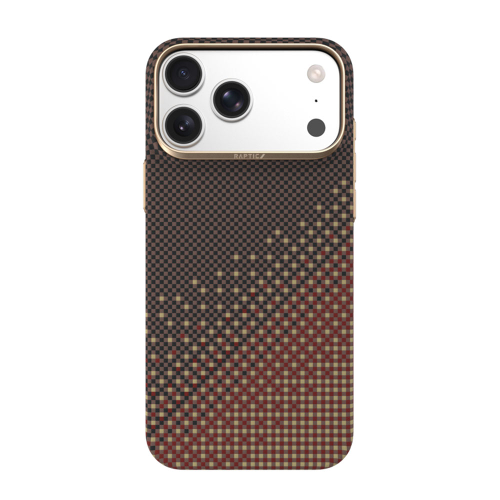 Picture of Apple iPhone 18 Pro Case | Raptic Aramid Skin Slim Magnetic Case for iPhone 18 Pro - Serenity Amber
