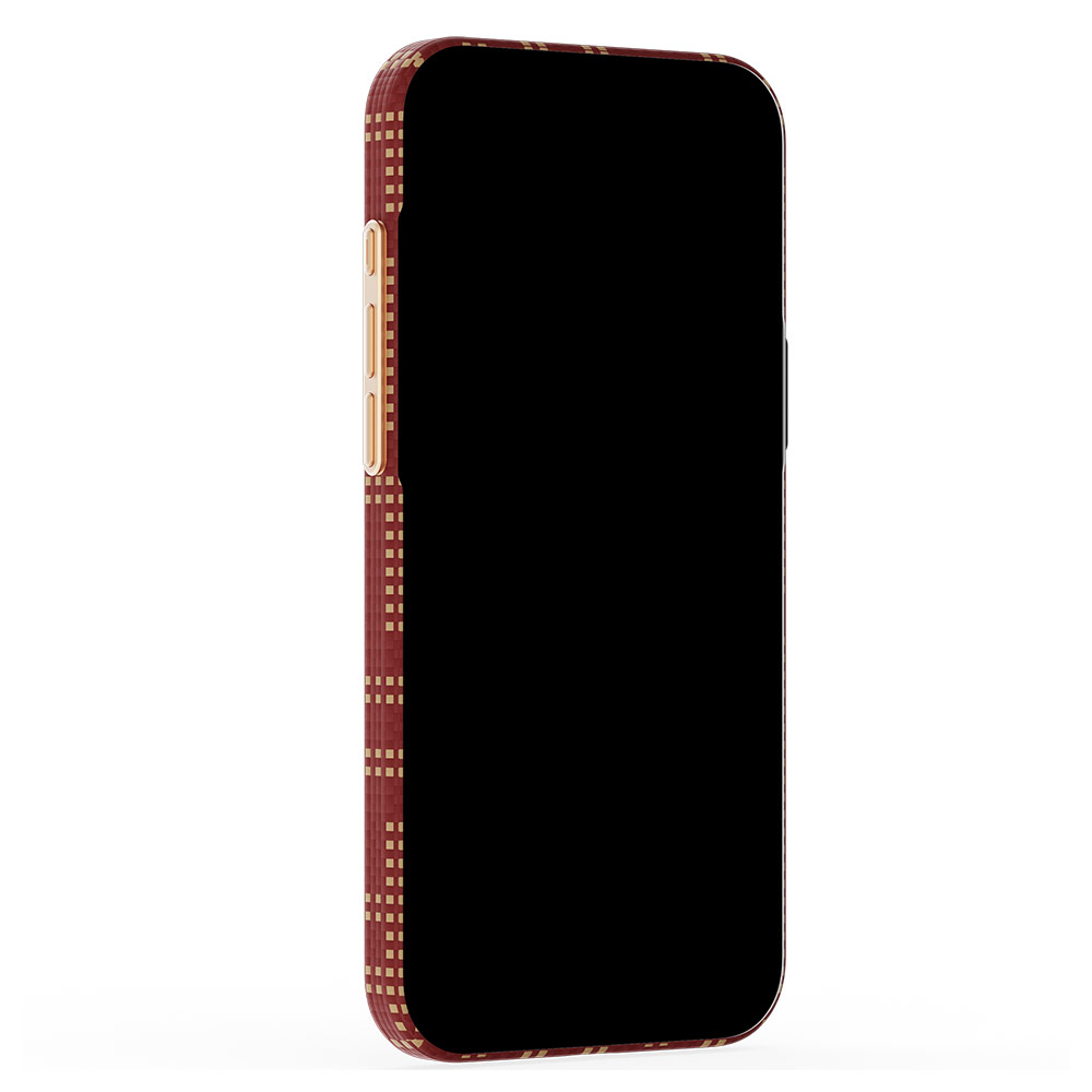 Picture of Apple iPhone 18 Pro Case | Raptic Aramid Skin Slim Magnetic Case for iPhone 18 Pro - Grid Glory