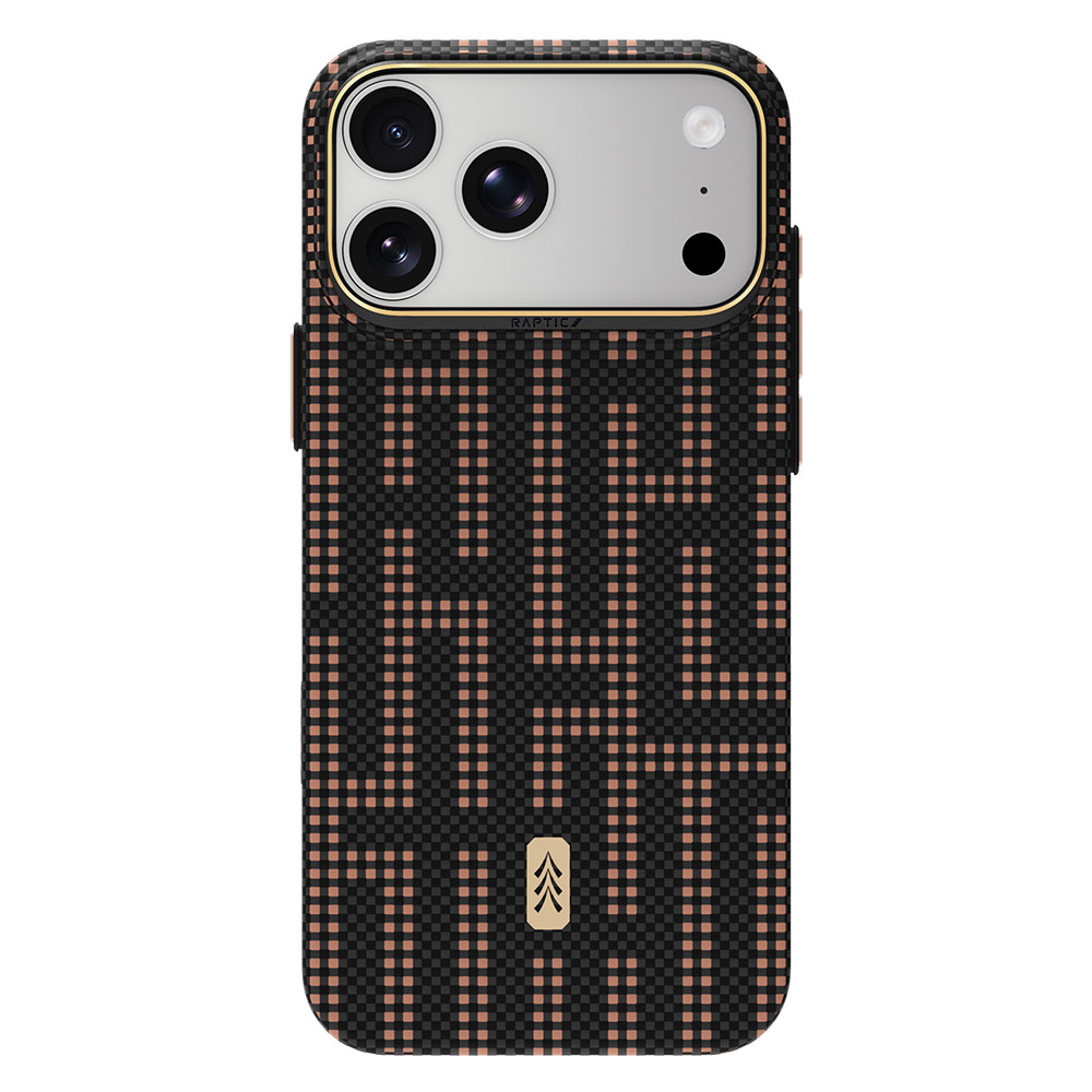 Picture of Apple iPhone 18 Pro Case | Raptic Aramid Skin Slim Magnetic Case for iPhone 18 Pro - Grid Valor
