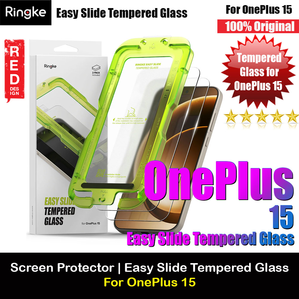 Picture of Ringke Easy Slide Tempered Glass Screen Protector for OnePlus 15 (2 Pack) OnePlus 15- OnePlus 15 Cases, OnePlus 15 Covers, iPad Cases and a wide selection of OnePlus 15 Accessories in Malaysia, Sabah, Sarawak and Singapore 
