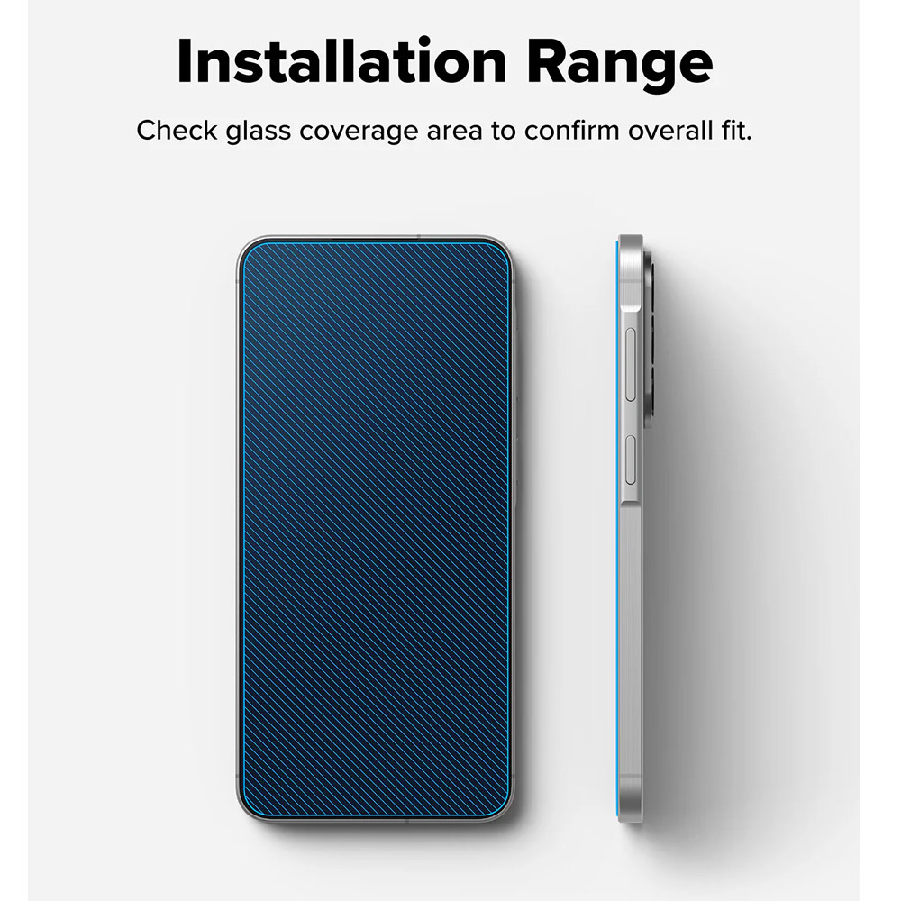 Picture of Samsung Galaxy A57 Screen Protector | Ringke Easy Slide Tempered Glass Screen Protector for Samsung Galaxy A57 (Clear) 2pcs