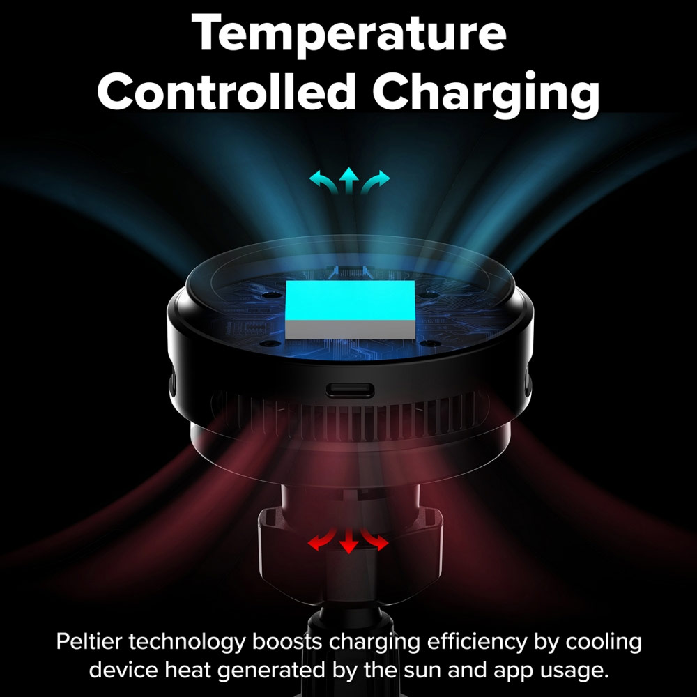 Picture of Ringke Qi2 25W Peltier Magnetic Wireless Car Charger Mount Car Charger Mount CAR CHARGER