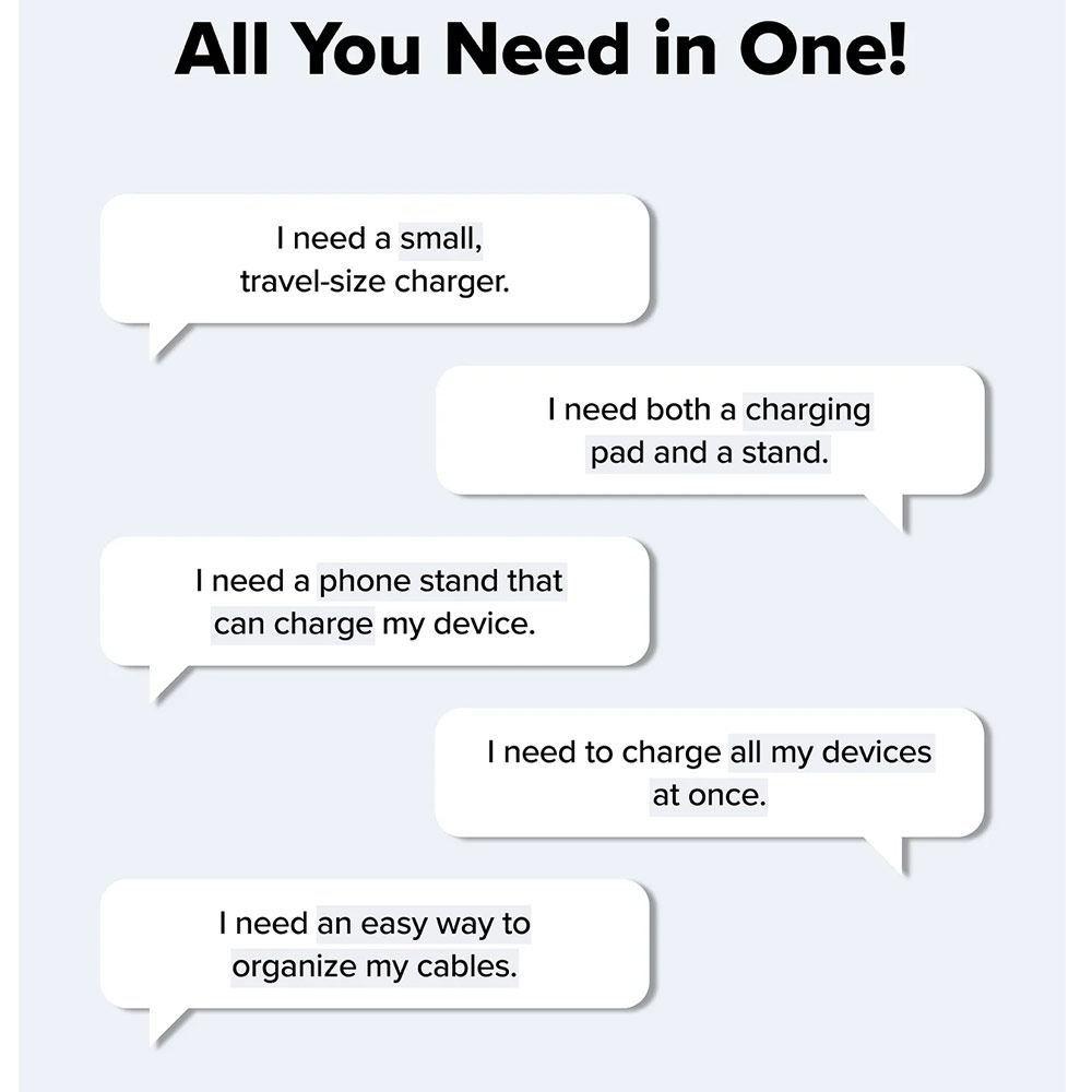 Picture of Ringke Stand Qi2 25W 3-in-1 Folding Magnetic Wireless Charger for Apple Watch iPhone Airpods