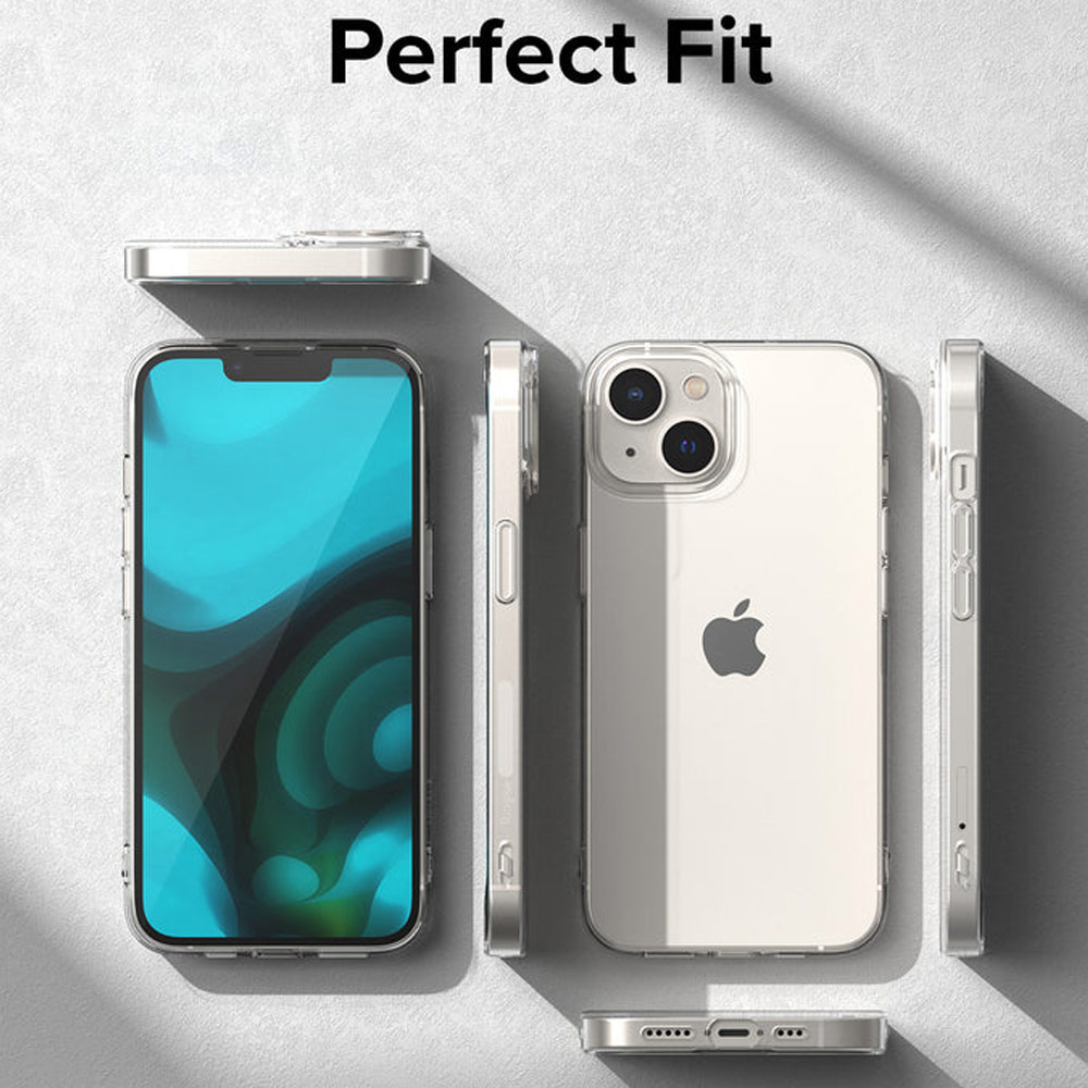 Picture of Apple iPhone 14 6.1 Case | Ringke Air Slim Thin Soft TPU Case for Apple iPhone 14 6.1 (Clear)