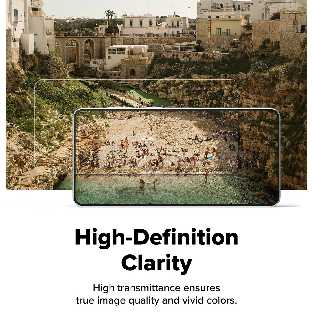 Picture of Samsung Galaxy S26 Plus Screen Protector | Ringke Easy Slide Tempered Glass Screen Protector for Samsung Galaxy S26 Plus (Privacy Anti Peep) 2pcs