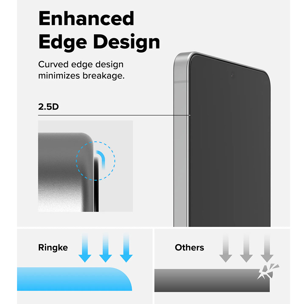 Picture of Samsung Galaxy S26 Plus Screen Protector | Ringke Easy Slide Tempered Glass Screen Protector for Samsung Galaxy S26 Plus(Clear) 2pcs