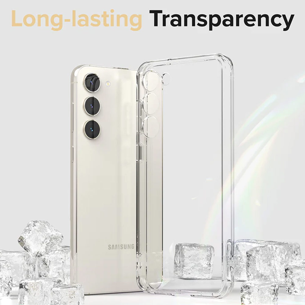 Picture of Samsung Galaxy S23 Plus Case | Ringke Fusion Transparent Protection Case for Samsung Galaxy S23 Plus (Matte Smoke)
