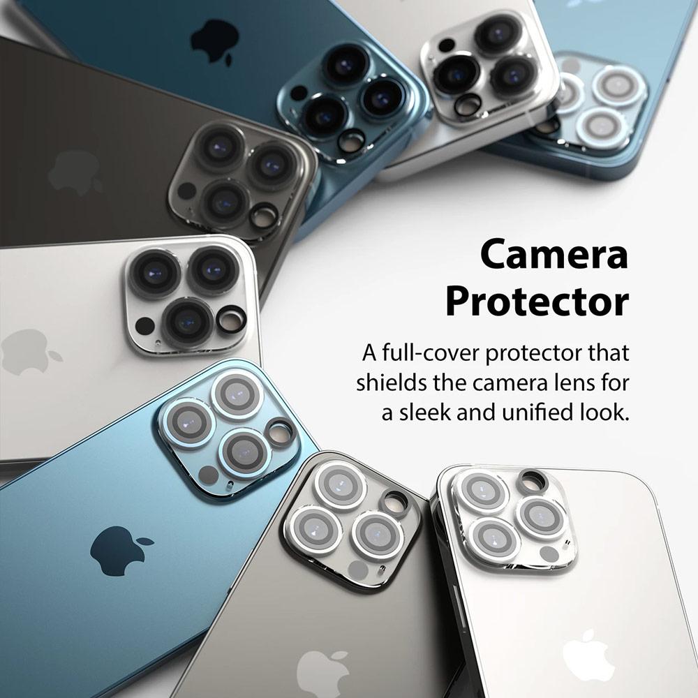 Picture of Apple iPhone 13 Pro 6.1 | Ringke Camera Glass Protector for Apple iPhone 13 Pro Max 6.7 iPhone 13 Pro 6.1 (Clear)