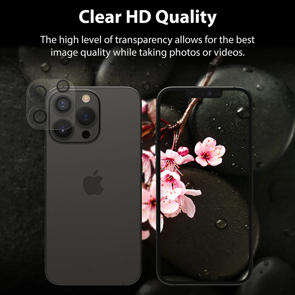 Picture of Apple iPhone 13 Pro 6.1 | Ringke Camera Glass Protector for Apple iPhone 13 Pro Max 6.7 iPhone 13 Pro 6.1 (Clear)