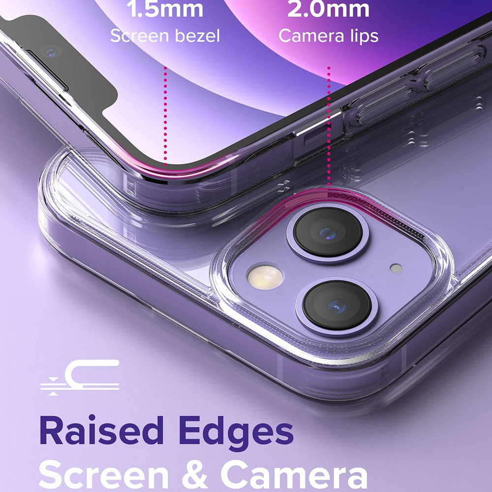 Picture of Apple iPhone 12 mini 5.4 Case | Ringke Fusion Protection Case for Apple iPhone 13 Mini 5.4 (Clear)